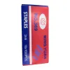 Multi-functional storage box with binding nails, office supplies organization box in red and blue Item Picture